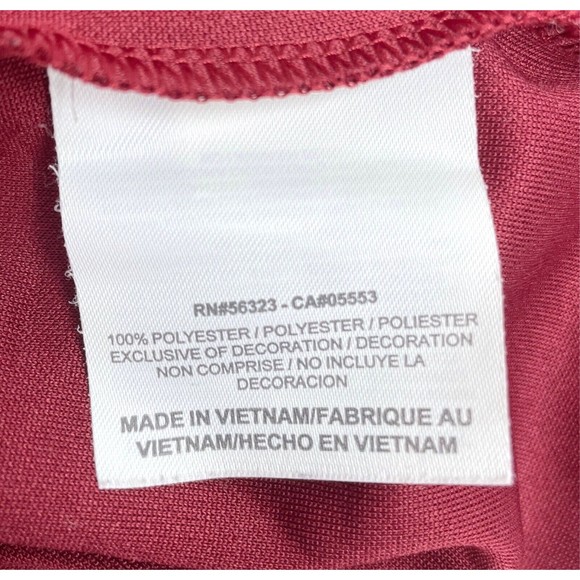 Nike Men Large Red Short Sleeve Athletic Shirt Polo 363807 Dri-Fit - Picture 9 of 9